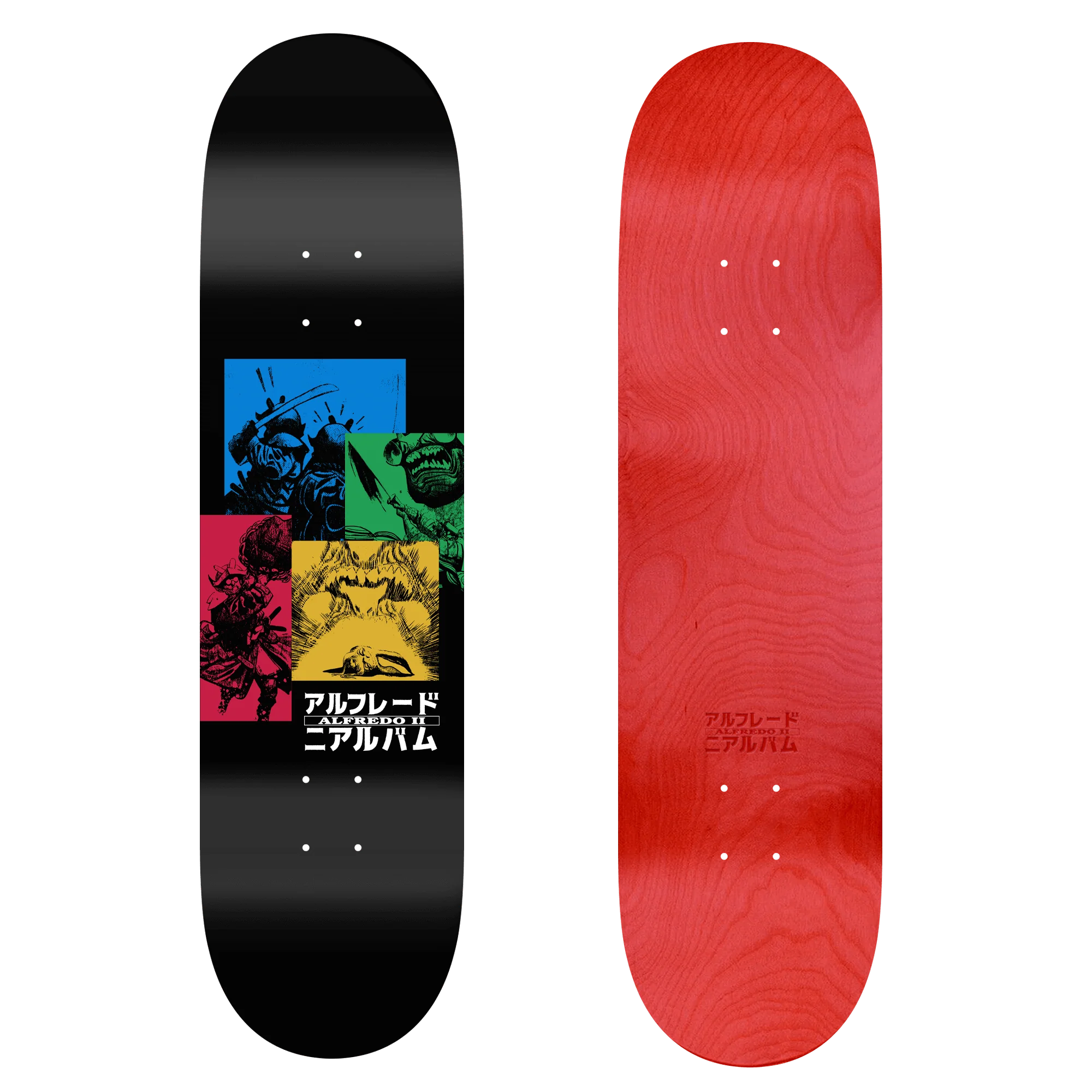 Alfredo II Anime Skateboard Deck